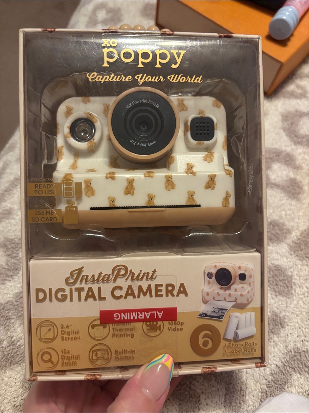 Xo Poppy InstaPrint Digital Camera- Teddy Bears